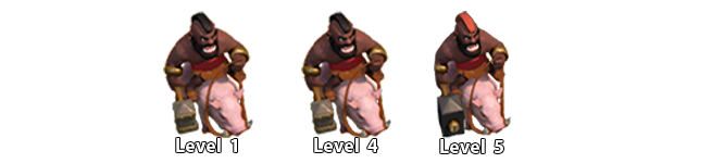 Clash oF Clans hog rider