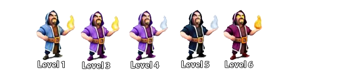 Clash oF Clans wizard