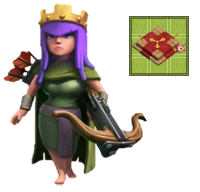 Clash oF Clans archer queen